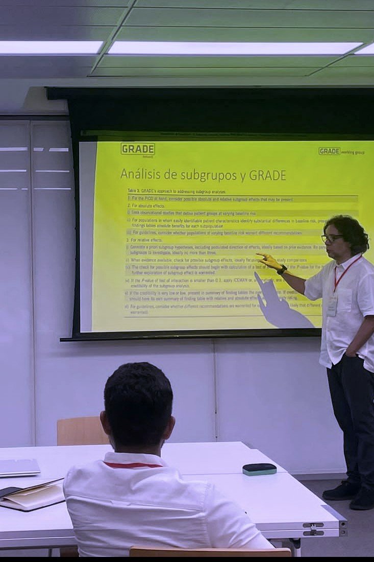 Taller sobre análisis de subgrupos con GRADE