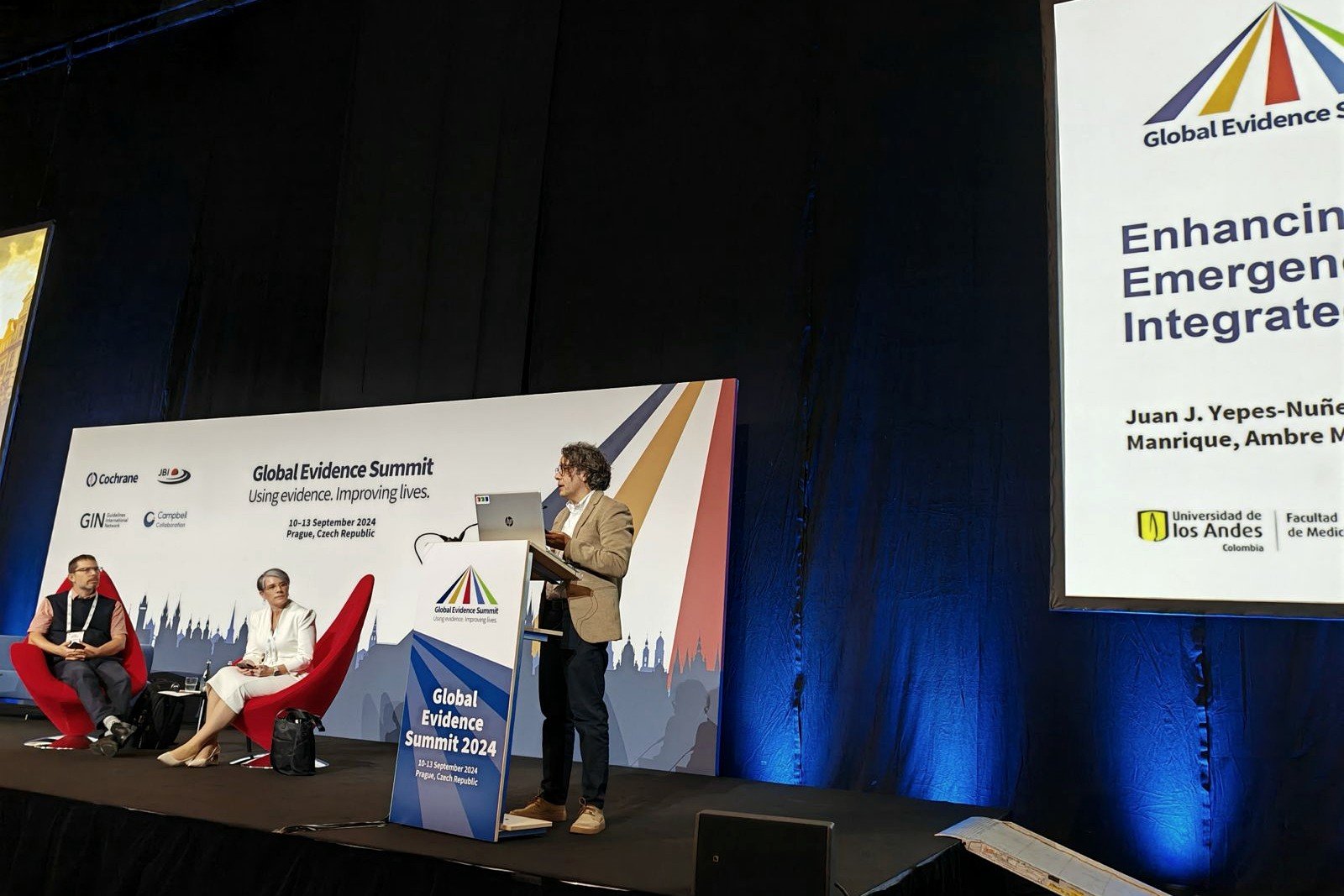 Presenting at the Global Evidence Summit 2024 in Prague